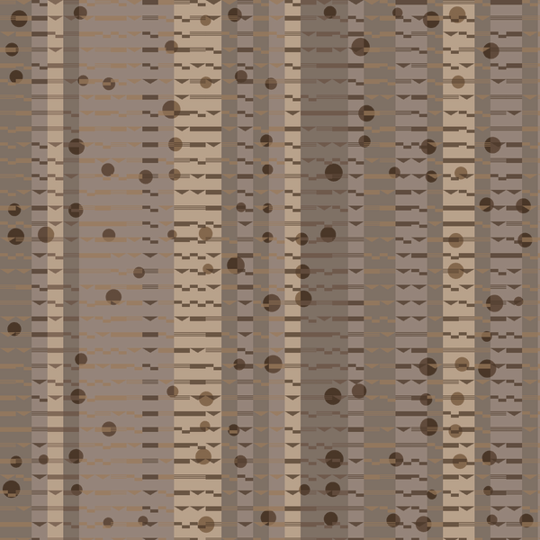 Raw Umber Dotwork & Dye Texture Adire Fabric Design